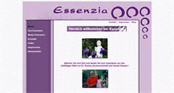 Desktop Screenshot of essenzia-ek.de