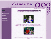 Tablet Screenshot of essenzia-ek.de